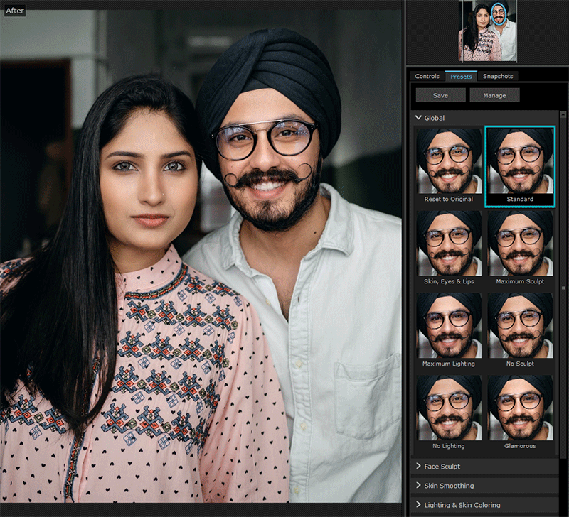 portrait pro 19 multiple faces editing pixel shifting