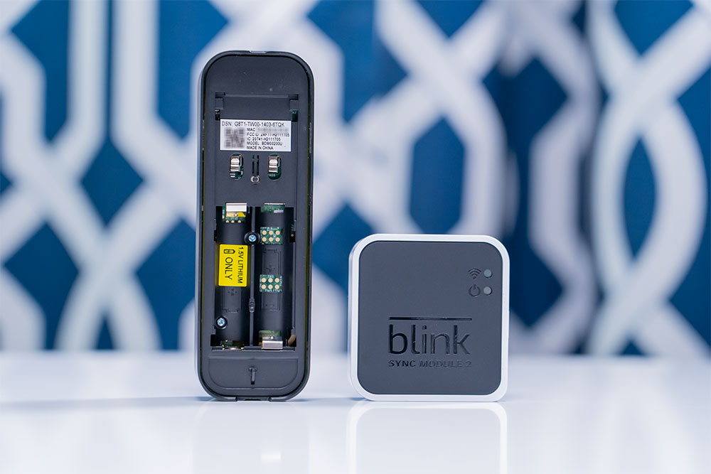 Blink Video Doorbell With Sync Module - Pictured Without Backplate