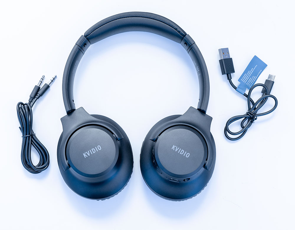 KVIDIO Bluetooth Headphone - Package Contents