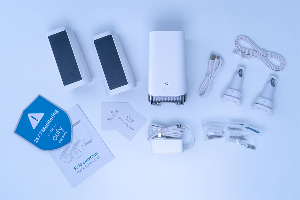 Eufy Cam 3 Security System Package Contents