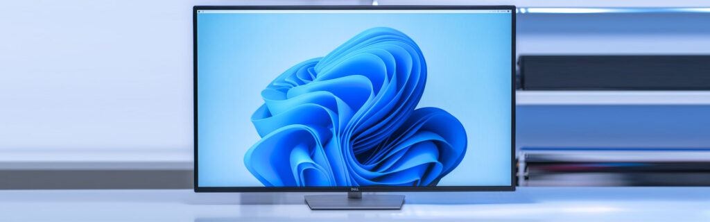 dell u4323qe review 4k monitor 43 inch