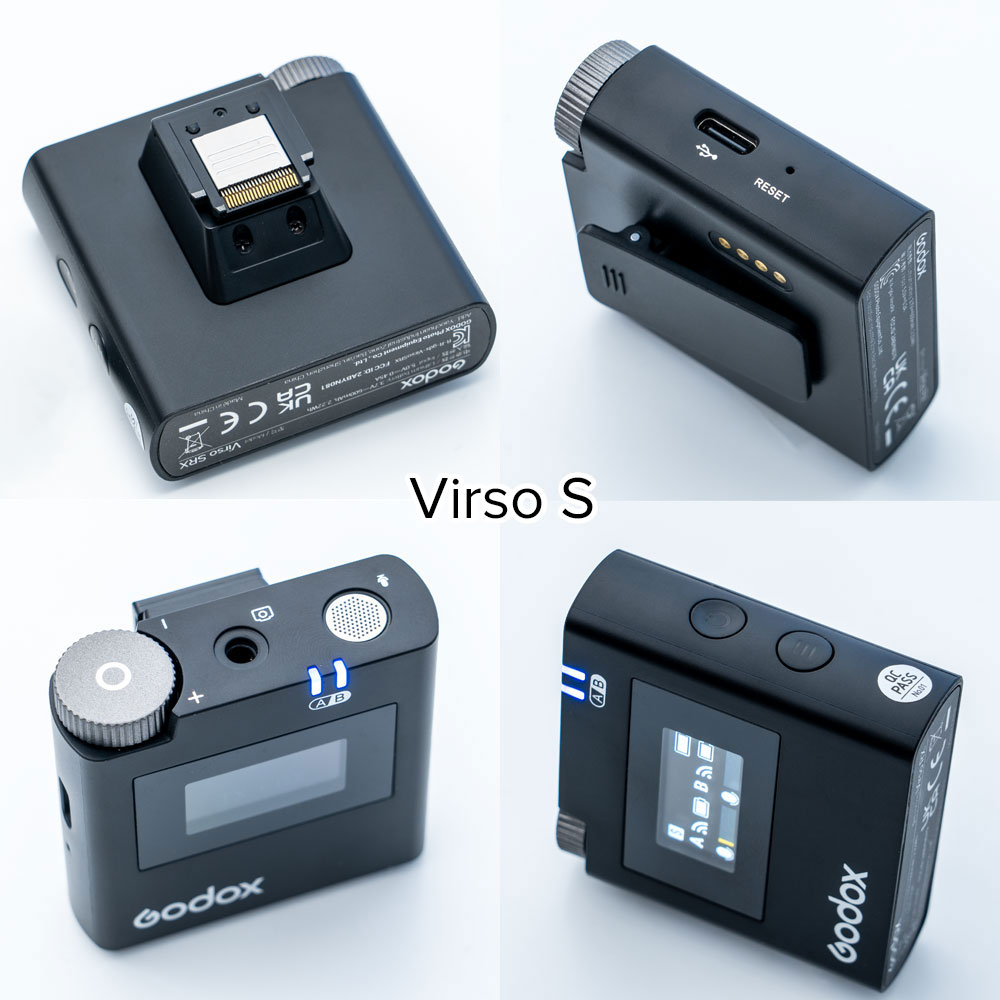 Godox Virso S Receiver - Ports & Buttons