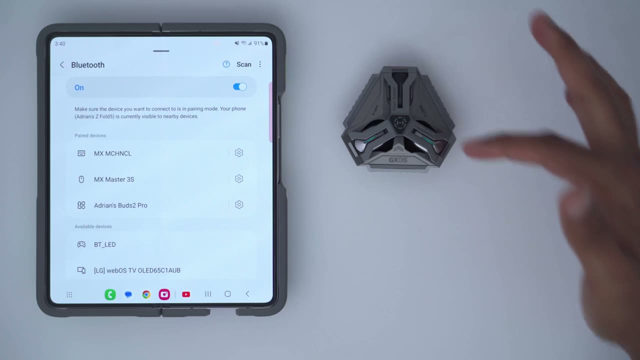 Screenshot — Pairing