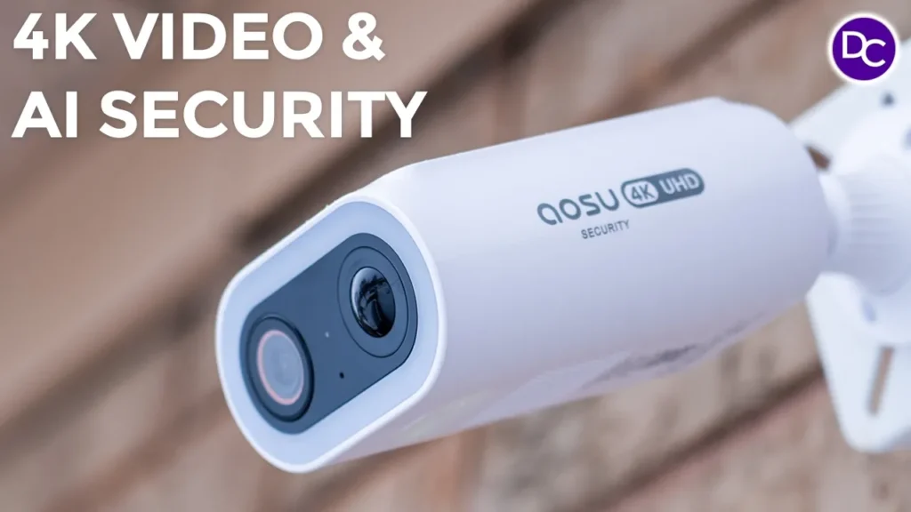 Video thumbnail — 4K Video | AI Security | NO Fees - aosu SolarCam P1 Max Security Camera Review