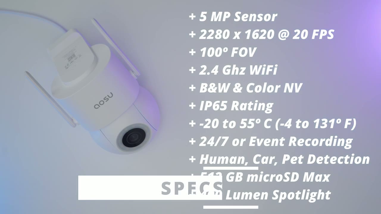 Screenshot — Specs