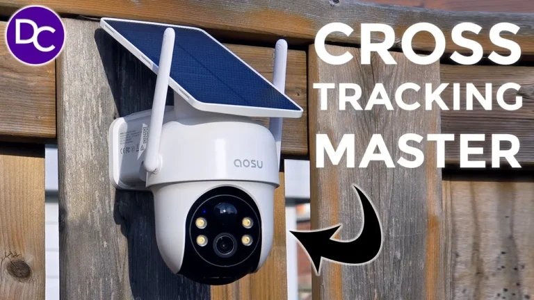 Video thumbnail — AMAZING Cross-Tracking & AI Tracking: AOSU SolarCam D1 Classic Kit