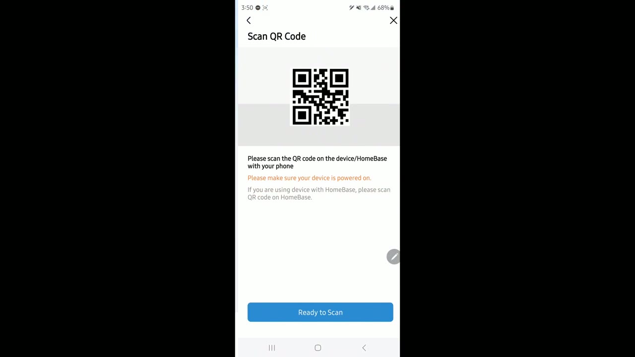 Screenshot — Setup