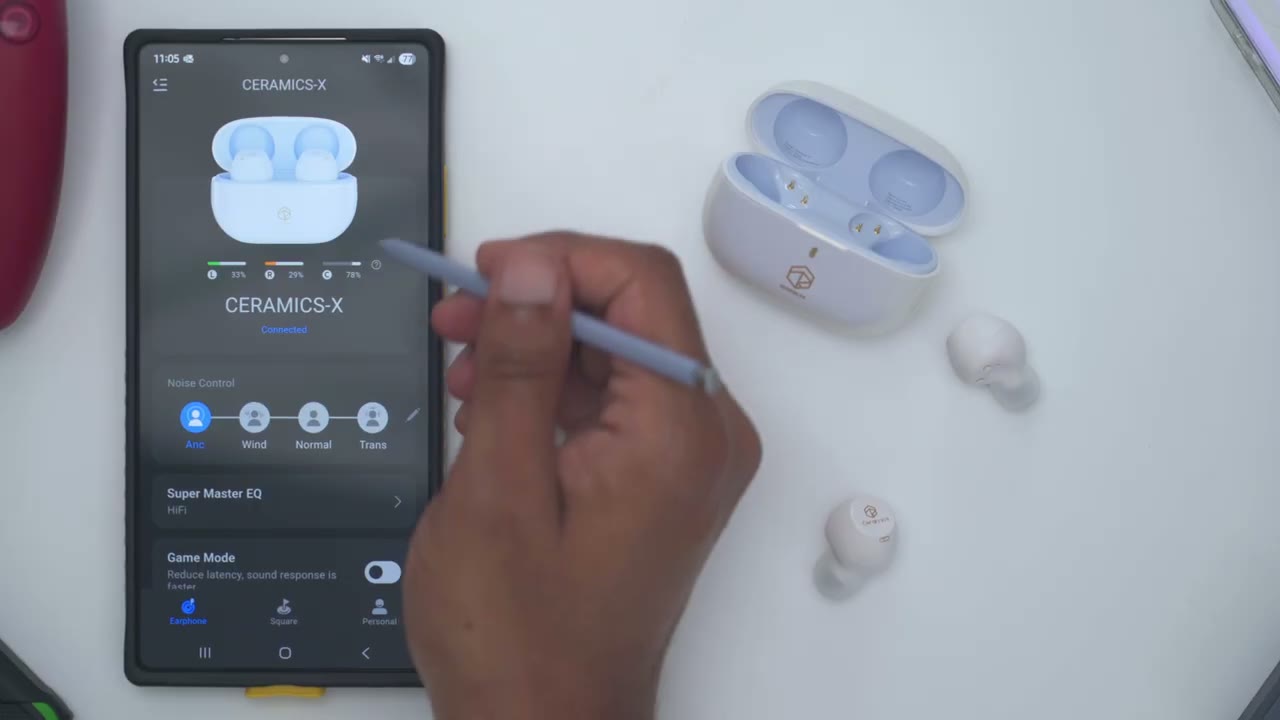 Screenshot — Roselink App Settings