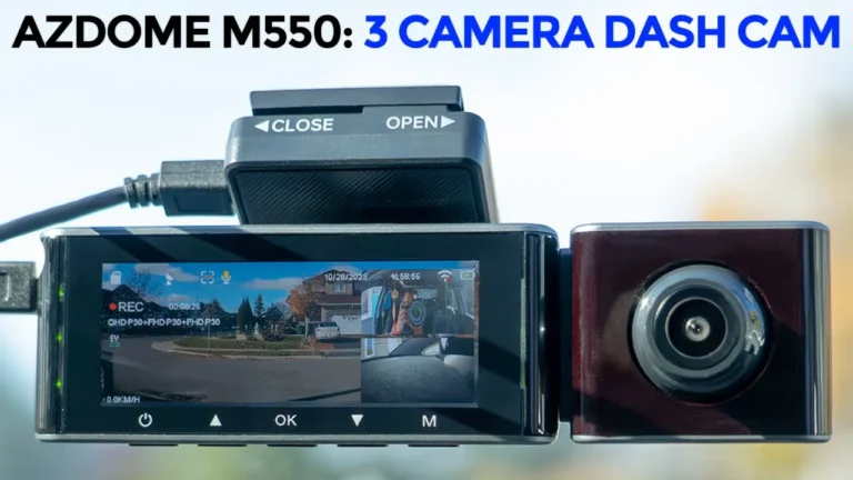 Video thumbnail — AZDOME M550 Dash Cam Review - 3 Camera Recording! 📷🚗