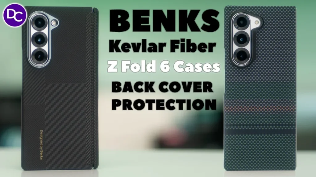 Video thumbnail — BENKS Aurora & Montage ArmorAir Kevlar Fiber Z Fold 6 Cases!