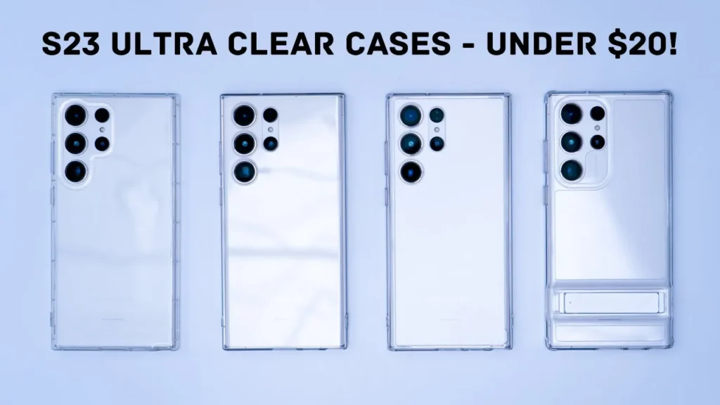 Video thumbnail — BEST Clear Cases For The S23 Ultra! All Under $20!!!