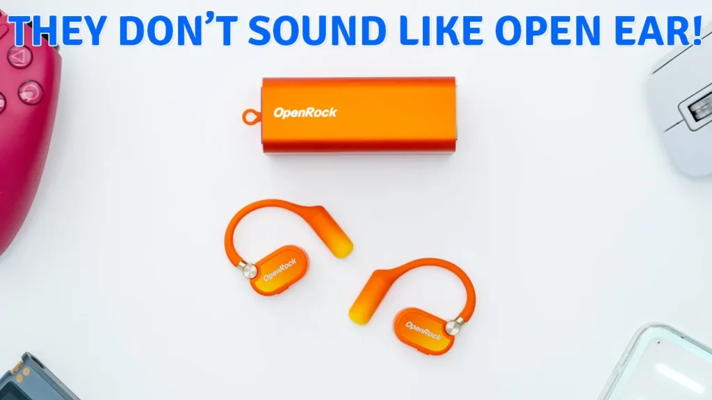 Video thumbnail — BEST Sounding Open Ear Earbuds? OpenRock X Open-Ear Air Conduction Sport Earbuds