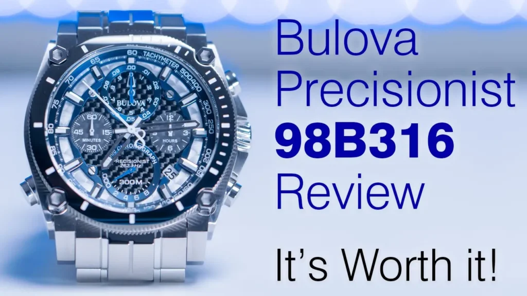 Video thumbnail — Bulova Precisionist Chronograph - 98B316 Review - A Beautifully Designed & Accurate Watch.