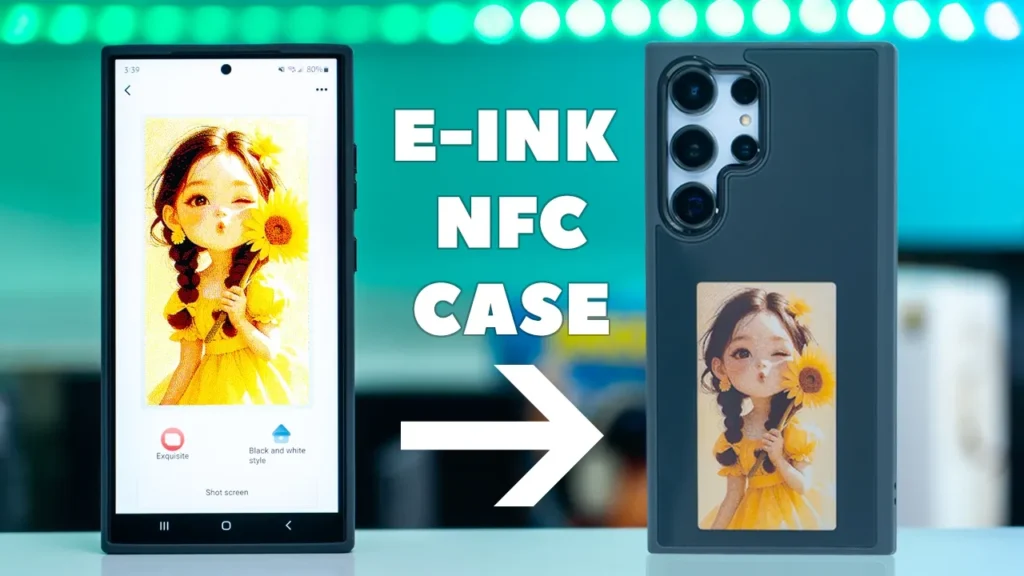 Video thumbnail — Change Your S24 Ultra Case Design EVERYDAY! E-Ink NFC Case Review!