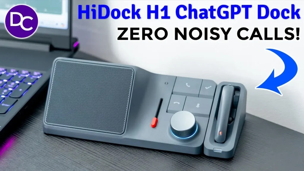 Video thumbnail — Clear Calls & Meeting Notes Made EASY! HiDock H1 ChatGPT Dock