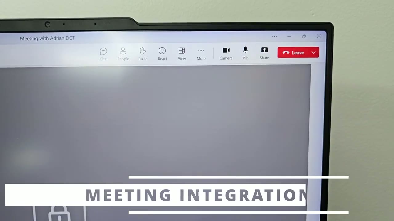 Screenshot — Meeting Integration