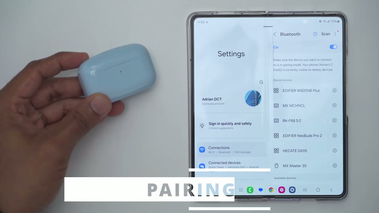 Screenshot — Pairing