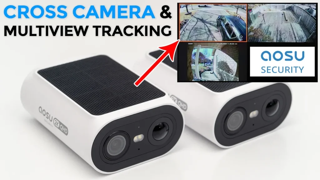 Video thumbnail — Cross Camera & Multiview Tracking! - aosu SolarCam P1 SE Camera System