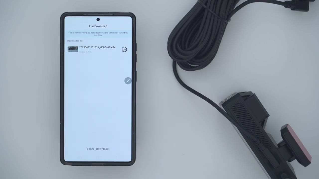 Screenshot — Dash Cam Settings