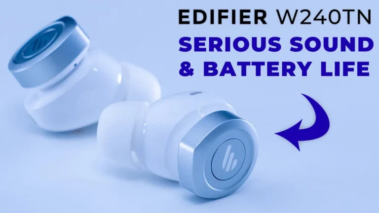 Video thumbnail — Edifier W240TN Review - ANC Earbuds With SERIOUS Sound!
