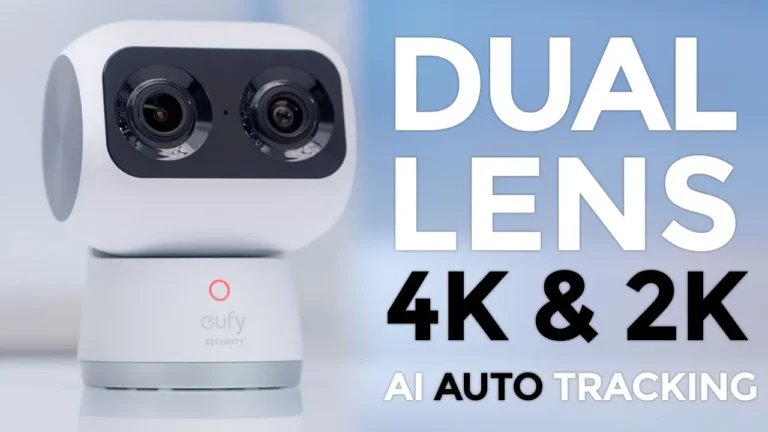 Video thumbnail — eufy Indoor Cam S350 - NEW Dual Lens & AI Detection & Tracking | 4K Video