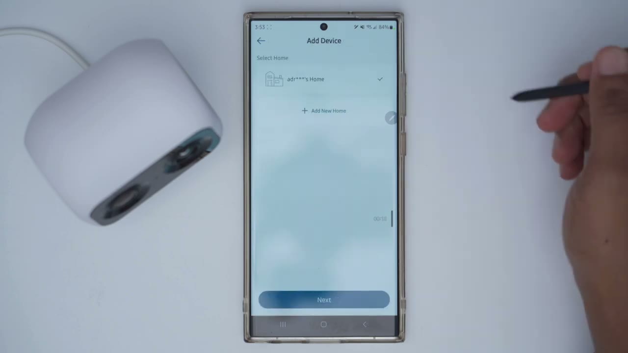 Screenshot — Setup