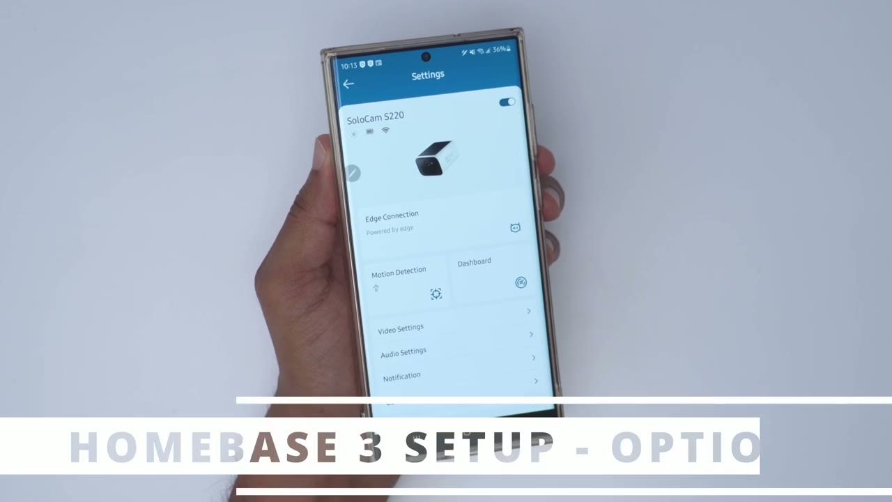 Screenshot — HomeBase 3 Setup