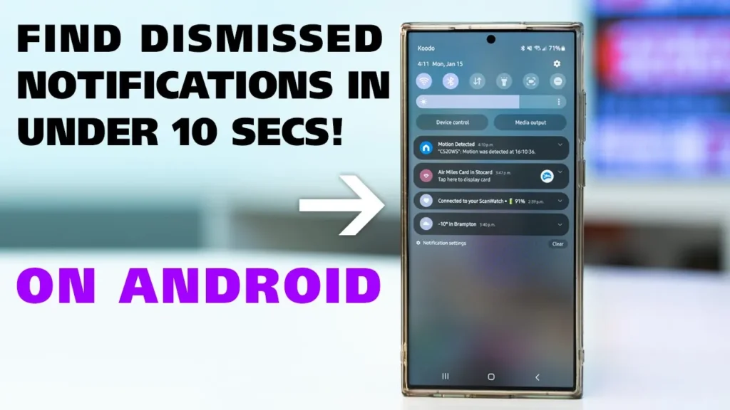 Video thumbnail — FIND Missed or Swiped Away Notifications On Android EASILY!