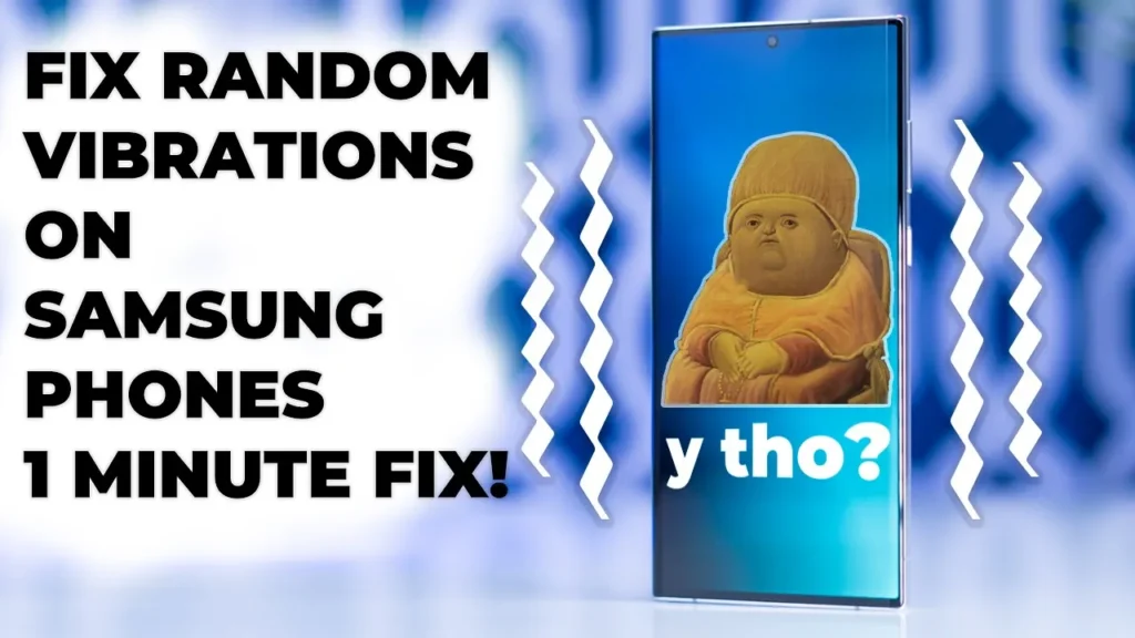 Video thumbnail — Fix Random Vibrations On Samsung Phones! #SHORTS