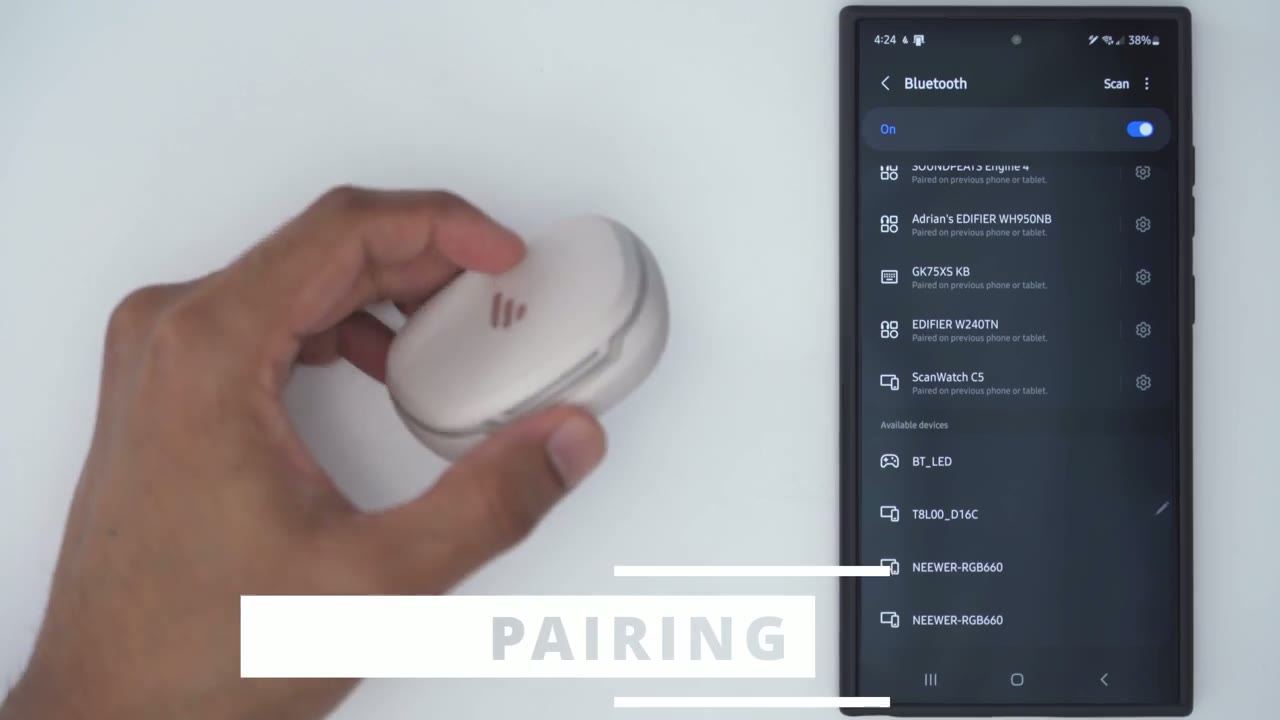 Screenshot — Pairing