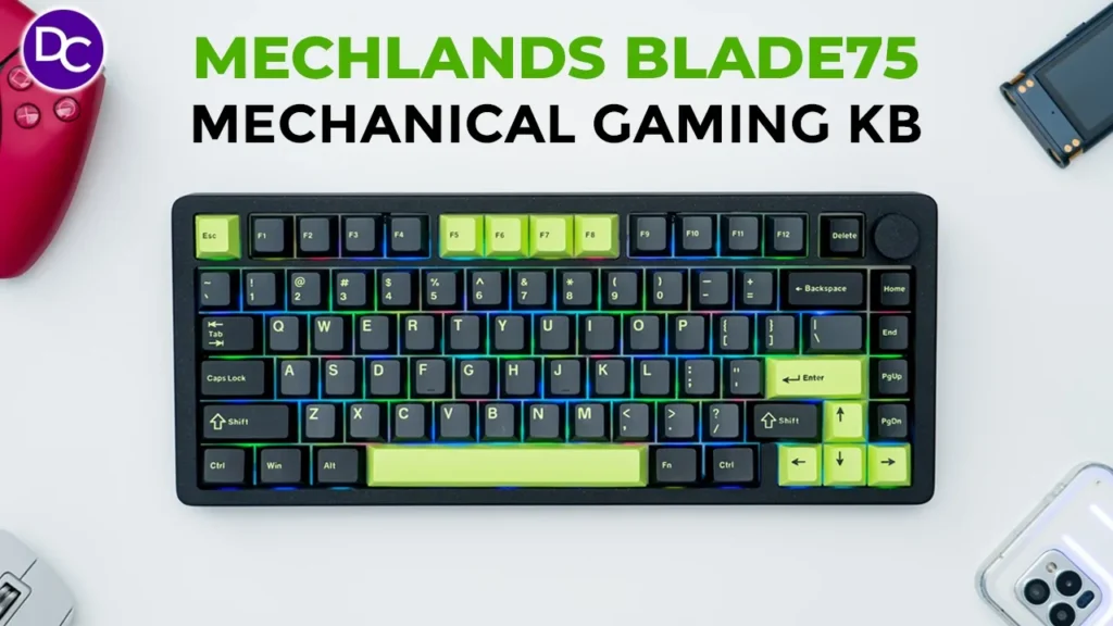 Video thumbnail — Green Beauty! Mechlands Blade75 Mechanical Keyboard Review ⌨️