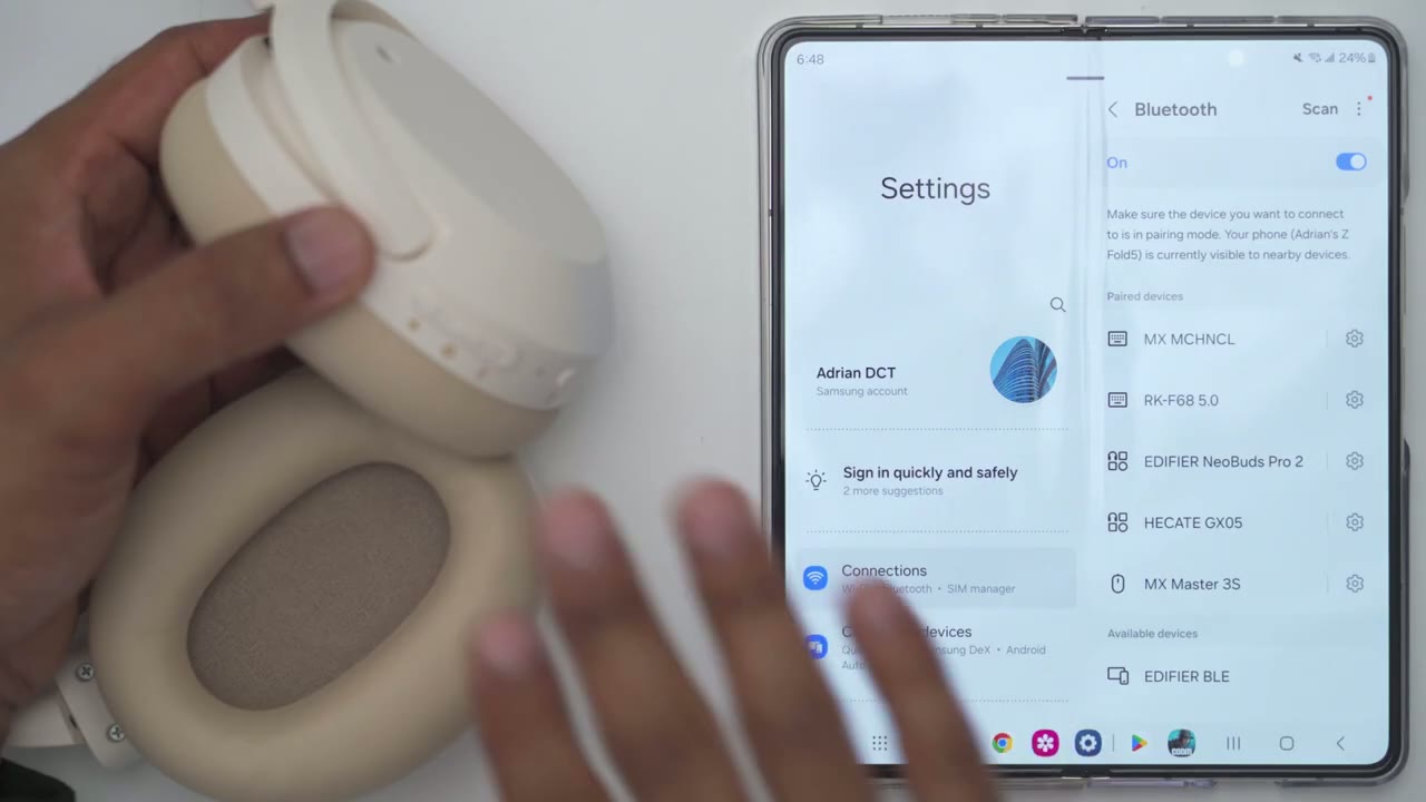Screenshot — Pairing