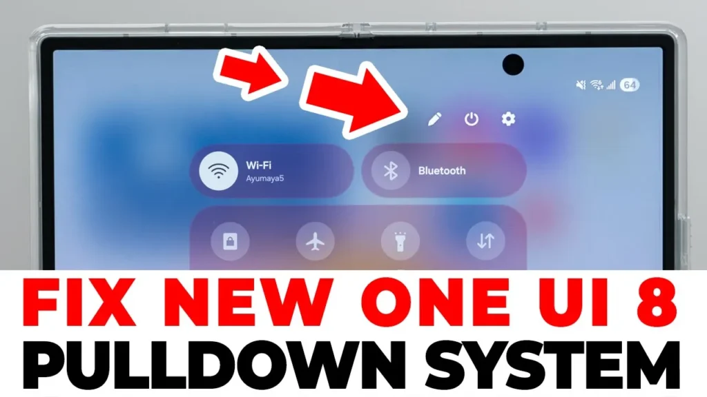Video thumbnail — How To Fix ONE UI 8 Swipe Down Notification! Fold 7 & Flip 7