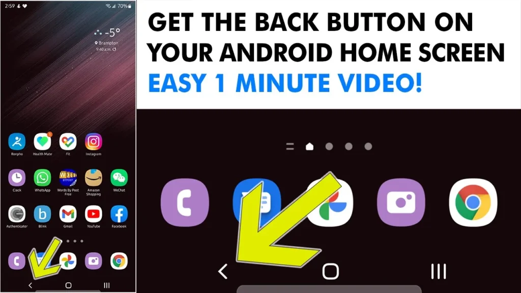 Video thumbnail — How To Get The Back Button On S22 Ultra - Under 1 Minute!