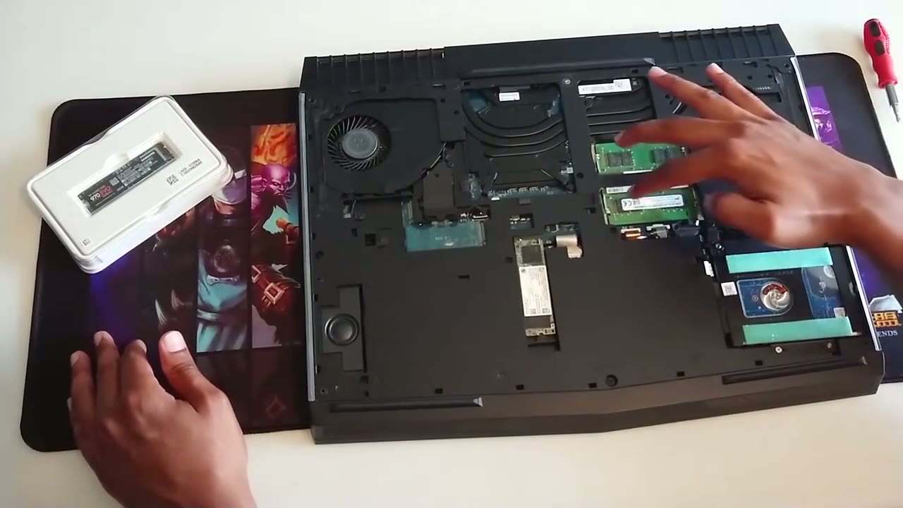 Screenshot — Remove NVME Drive & Replace