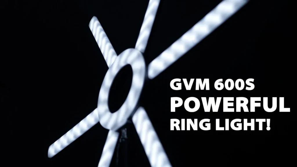 Video thumbnail — IMPROVE Your Video Lighting With This Powerful Ring Light! GVM 600S Review