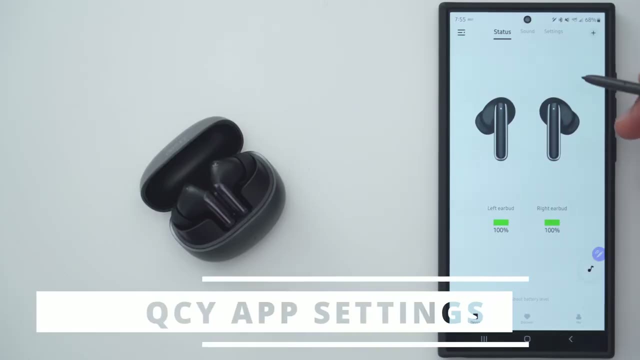 Screenshot — QCY App Settings