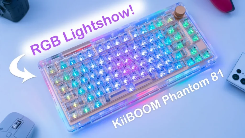 Video thumbnail — KiiBoom Phantom 81 Mechanical Keyboard Review - RGB Done RIGHT!