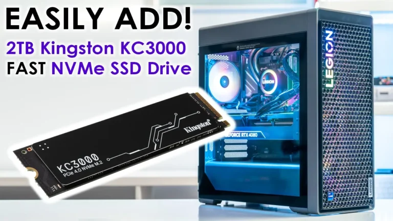Video thumbnail — Lenovo Legion 7i Gen 8 - Add Faster NVMe SSD Drive Easily!