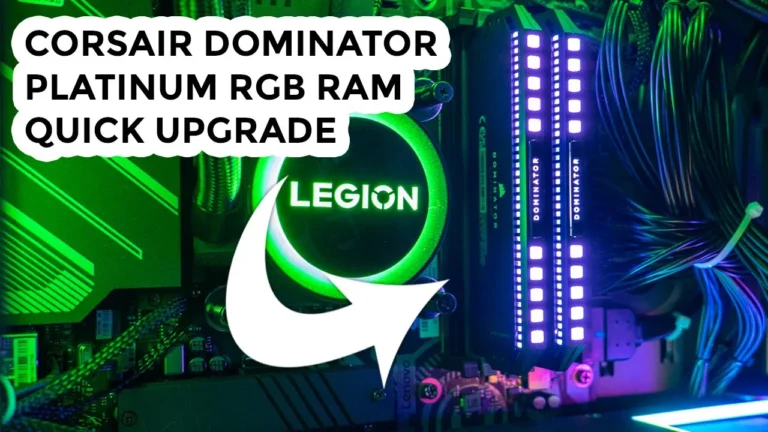 Video thumbnail — Lenovo Legion 7i Gen 8 - Corsair Dominator Platinum RGB Ram Upgrade!