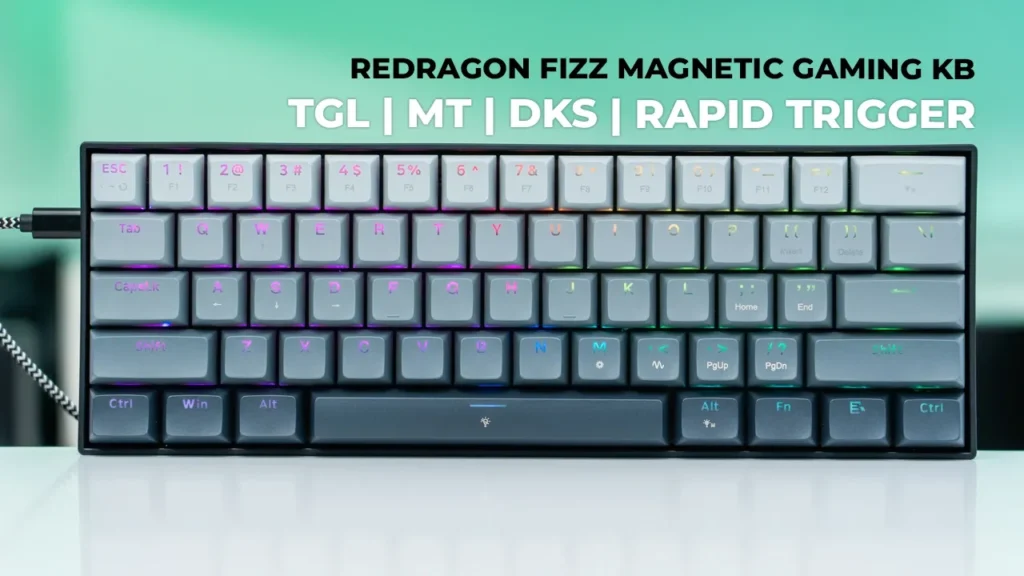 Video thumbnail — Level UP Your Gaming For LESS! Redragon Fizz K617M Magnetic KB ⌨️