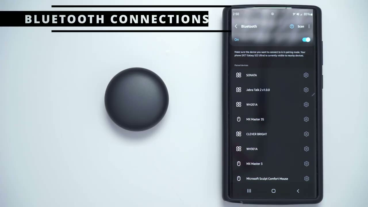 Screenshot — Bluetooth Pairing