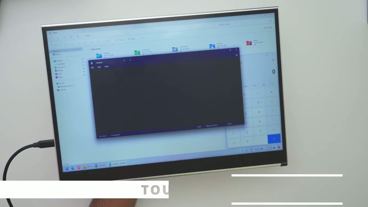 Screenshot — Touch Screen