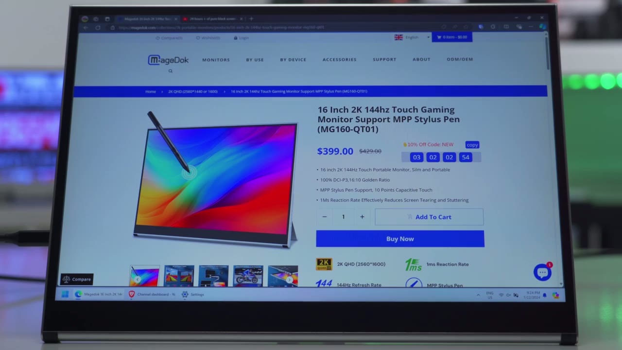 Screenshot — Menu Settings