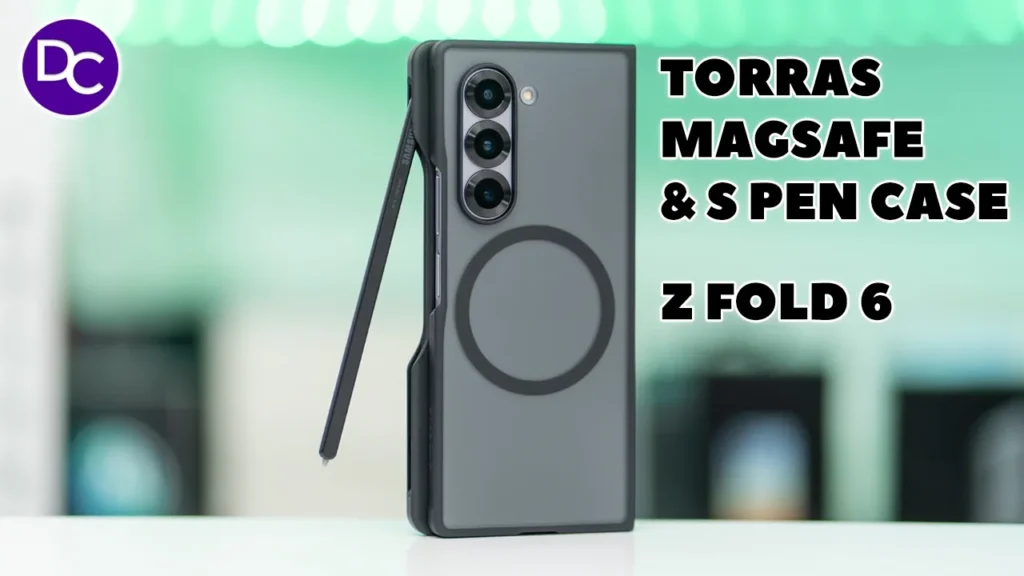 Video thumbnail — Magsafe Charing & S Pen Holder - TORRAS Z Fold 6 Case!