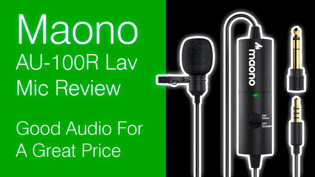 Video thumbnail — Maono AU-100R Lavalier Mic Review - Good Audio For A Great Price