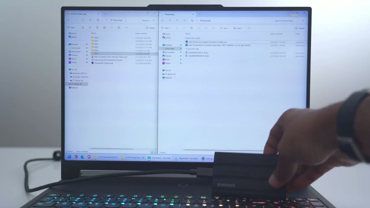 Screenshot — Data Transfer
