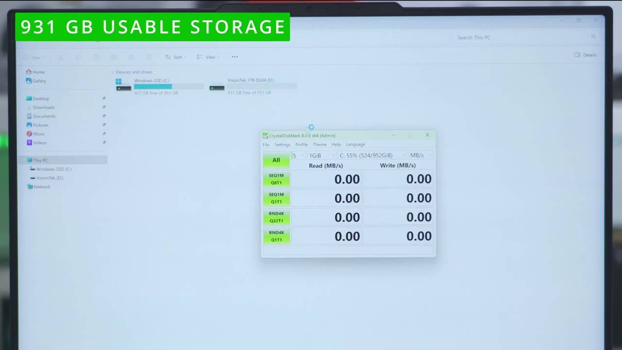 Screenshot — Benchmarks & Speeds