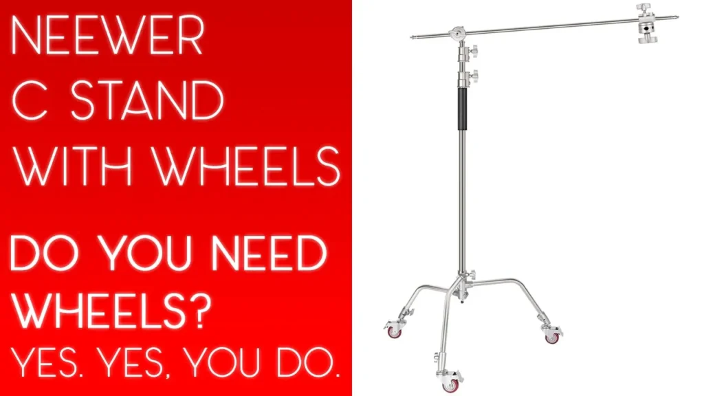 Video thumbnail — Never Used A C Stand With Wheels❓ This Neewer C Stand Is A Joy To Use & Easy To Assemble