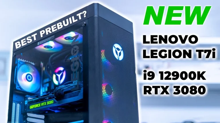 Video thumbnail — NEW $2400 Lenovo Legion T7i PC FULL Review - i9 12900K RTX 3080!